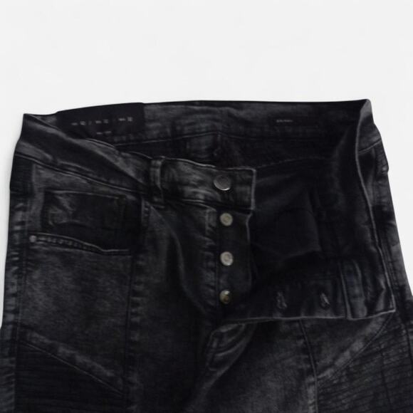 Zara skinny Jeans "the new biker" collection - size 32 in - Picture 5 of 8